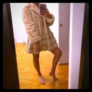 Mink fur coat